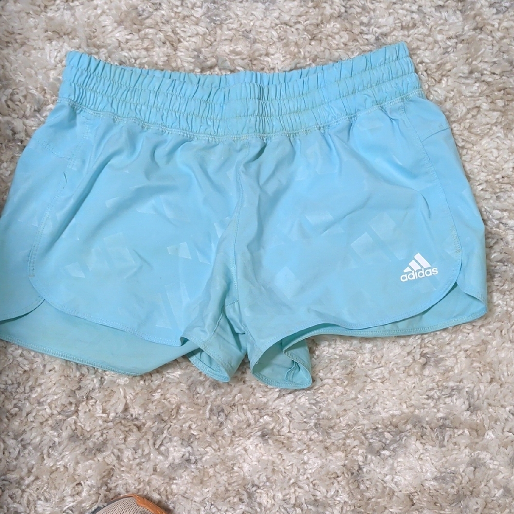 Adidas Sky Blue Running Shorts